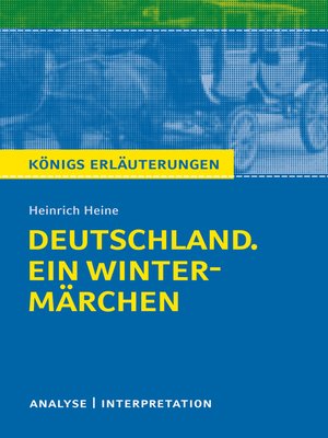 cover image of Deutschland. Ein Wintermärchen. Königs Erläuterungen.